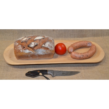 Drewniana taca  do  serwowania  .